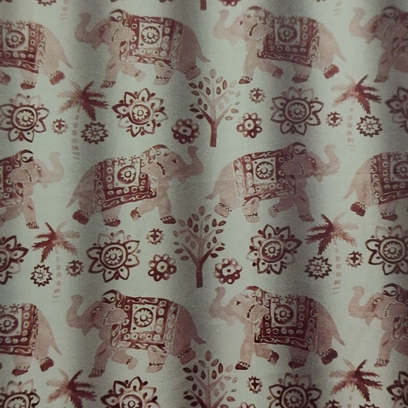 Lenore Elephant Shower Curtain Set - Picture 3 of 8